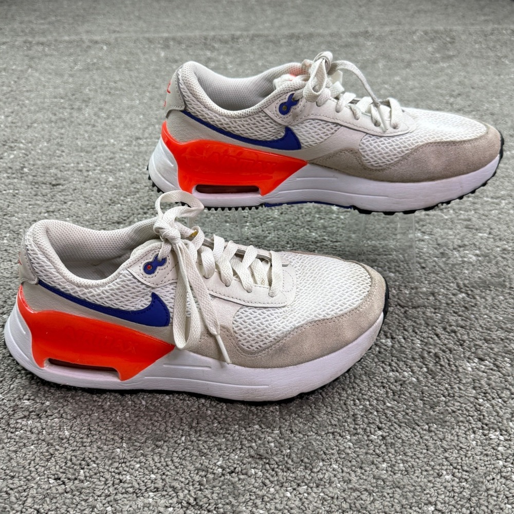 Nike Air Max SYSTM Women's 7.5‎ White Blue Red Sneakers Shoes DM9538-101